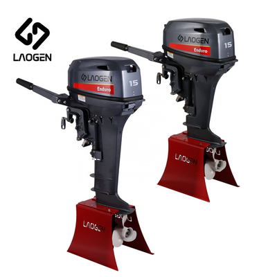 Laogen Enduro outboard engine match yamaha E15D short shaft 2 stroke 15hp 6b4 outboard motor