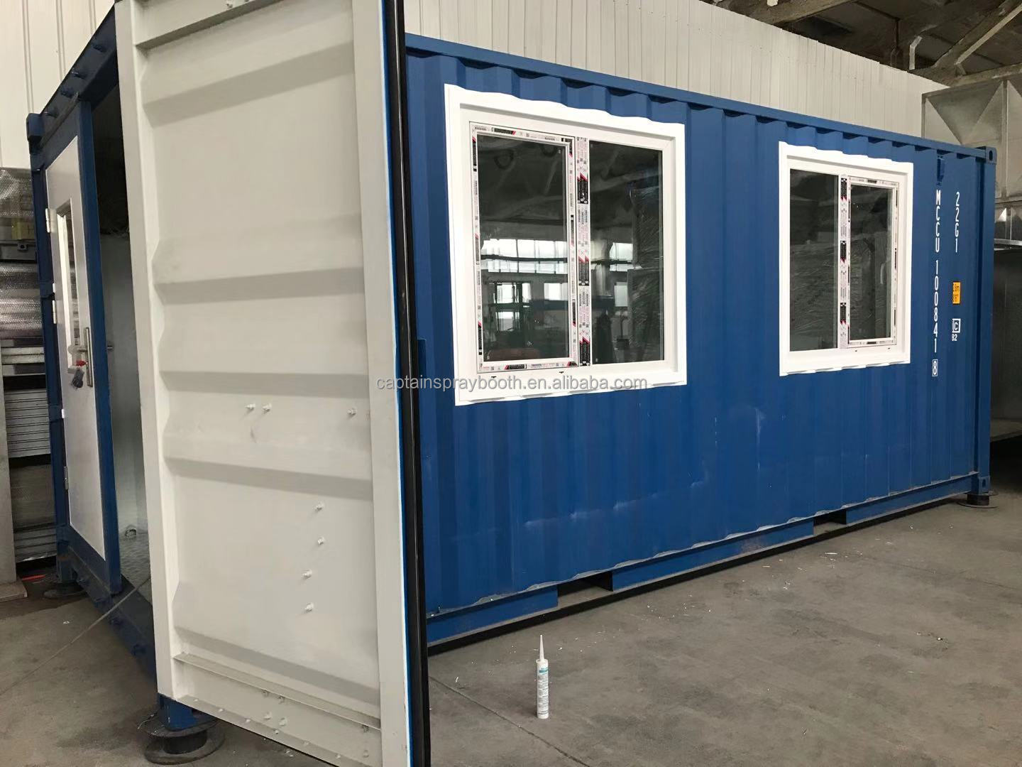 Best quality portable movable container spray booth car paint booth