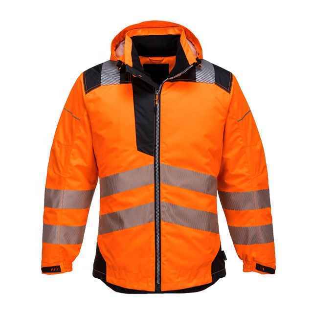 OEM Long Sleeve Hi Vis Reflective Road Safety Jackets Men Solid Color Cheap Best Strap Custom Logo Reflective Tape Hi-Vi Jackets