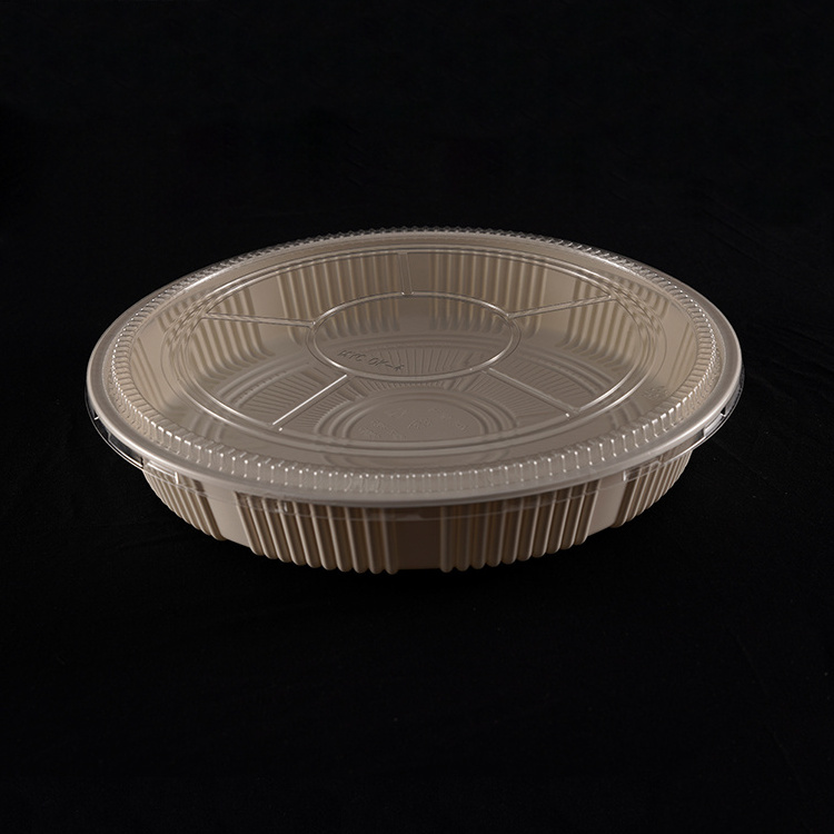 Hot Sale PP Plastic Disposable Clear Cake Dome Packaging Cake Round Container with Lid Cover