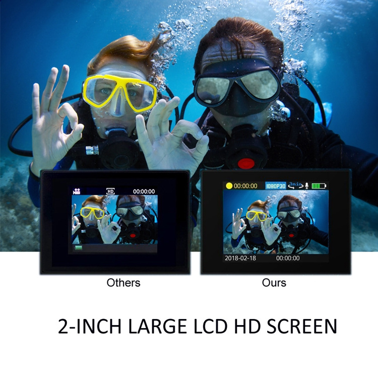 Mini Sport Action Camera 30M 1080P Underwater Waterproof Helmet Video Recording Cameras Sport Hidden Cam