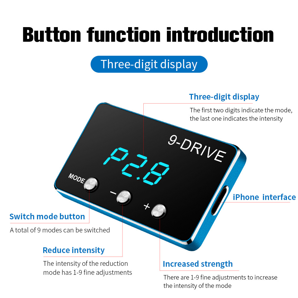 2023 new improves throttle & Car Accelerator,Accelerator Cable F1 Car electronic throttle controller , Eliminates pedal delay