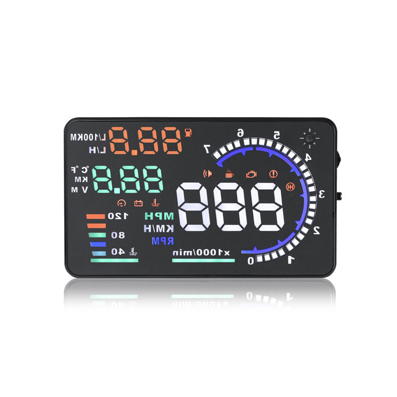 2023 5.5 inch Auto Diagnostic Tool New Vehicle Speed Limiter A8 Car Hud Head up Display Projection OBD2 Scanner