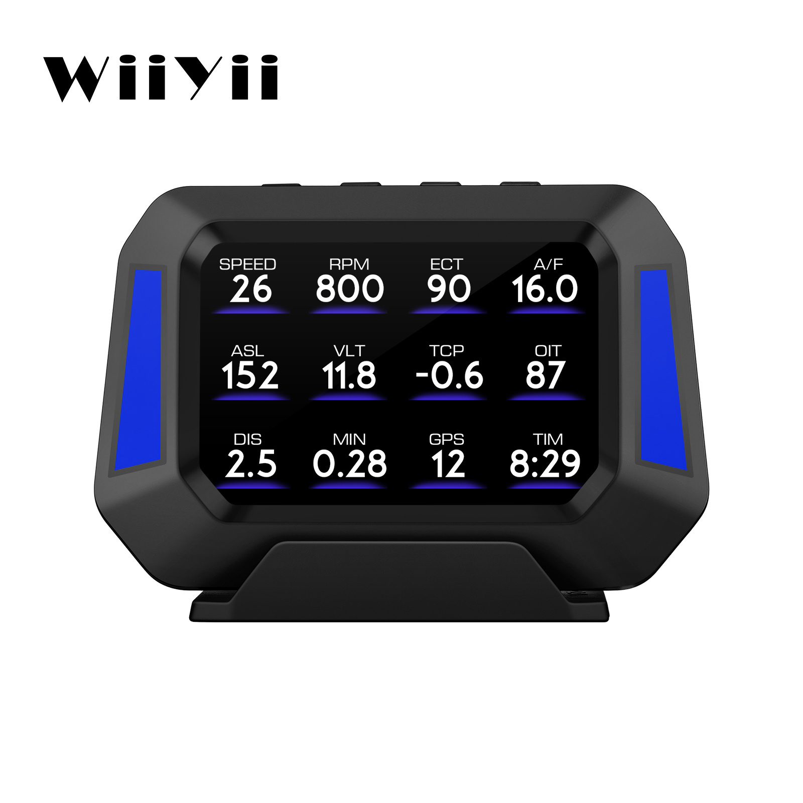 WiiYii Factory Direct P21 OBD2 GPS speedometers car gauge diagnostic tools HUD Head Up Display obd2 Gauge