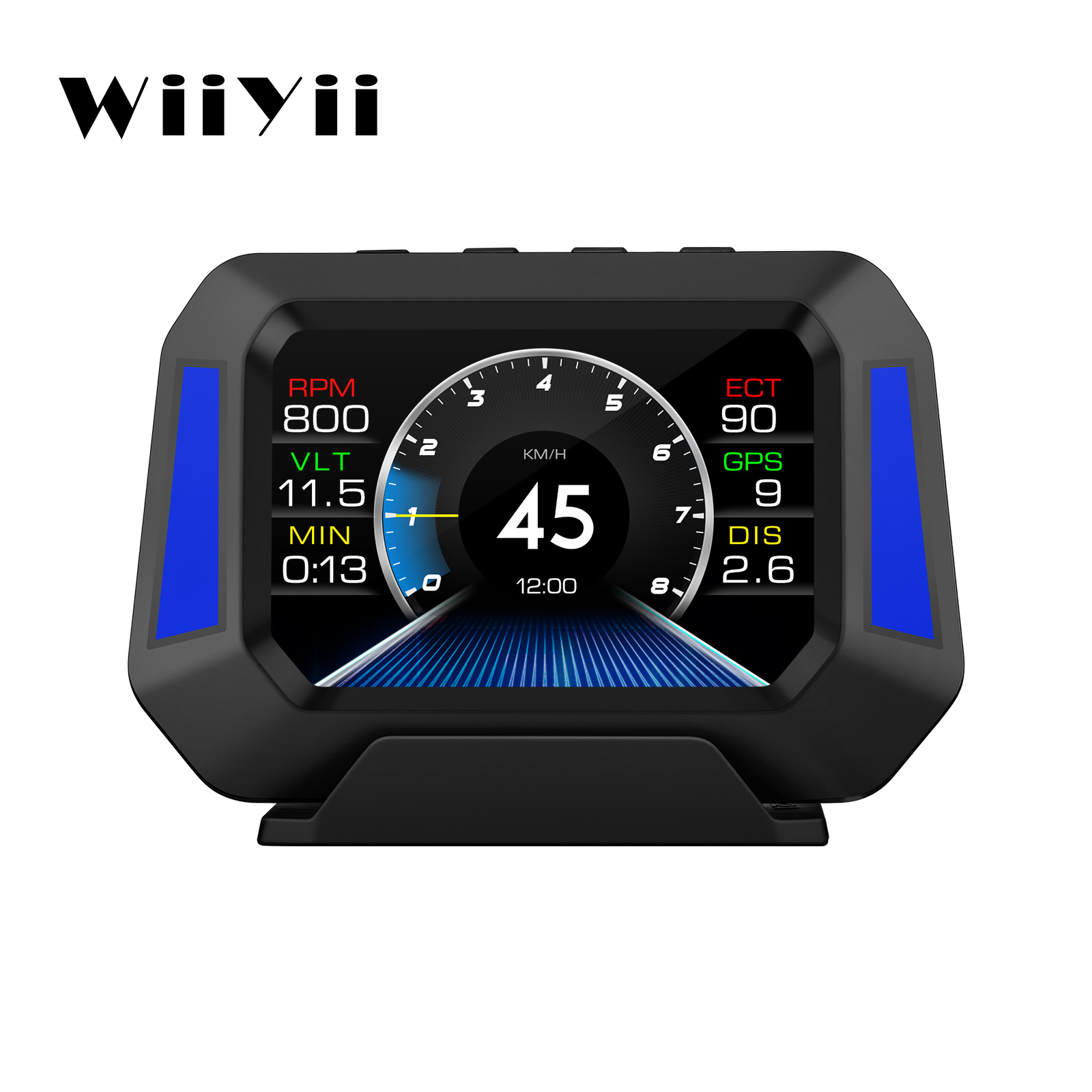 WiiYii Factory Direct P21 OBD2 GPS speedometers car gauge diagnostic tools HUD Head Up Display obd2 Gauge