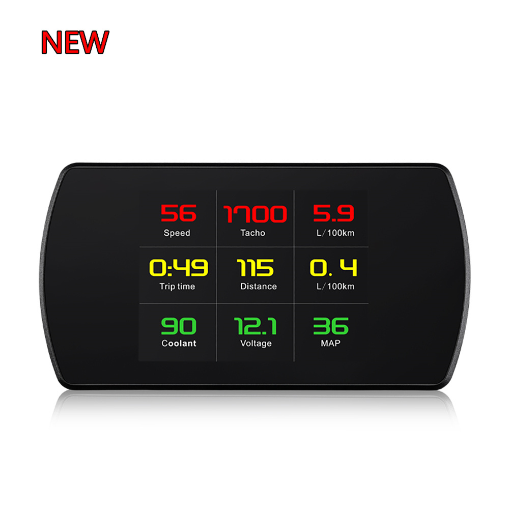 OBD2 Trip Computer Dashboard Digital Display Auto Diagnostic Tools OBD2 Gauge for Universal Car