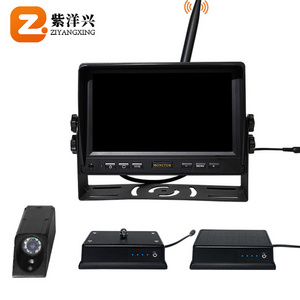 7inch Monitor 2 Channel Front Reverse Fork Mounted Forklift Wireless Camera System