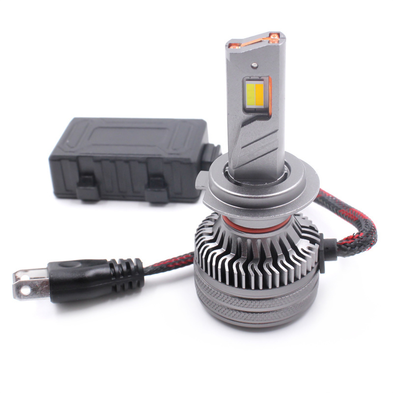 X8 Tri Color 200W H7 LED Headlight Bulb H11 3000K 4300K 6500K H7 H1 H8 H9 9005 9006 9012 H7 Car LED lights Fog Headlights Bulbs