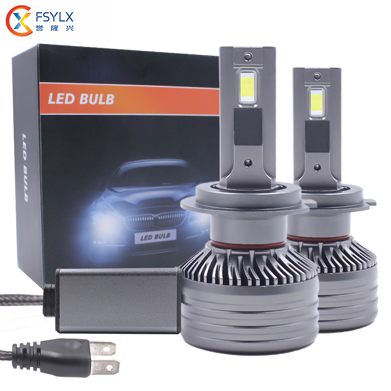 X5 H4 H7 H11 100W 20000LM Car Truck LED Headlights CSP H1 H3 H7 H11 9005 9006 9012 H4 Canbus H7 Led Fog Headlight Bulb12V 24V