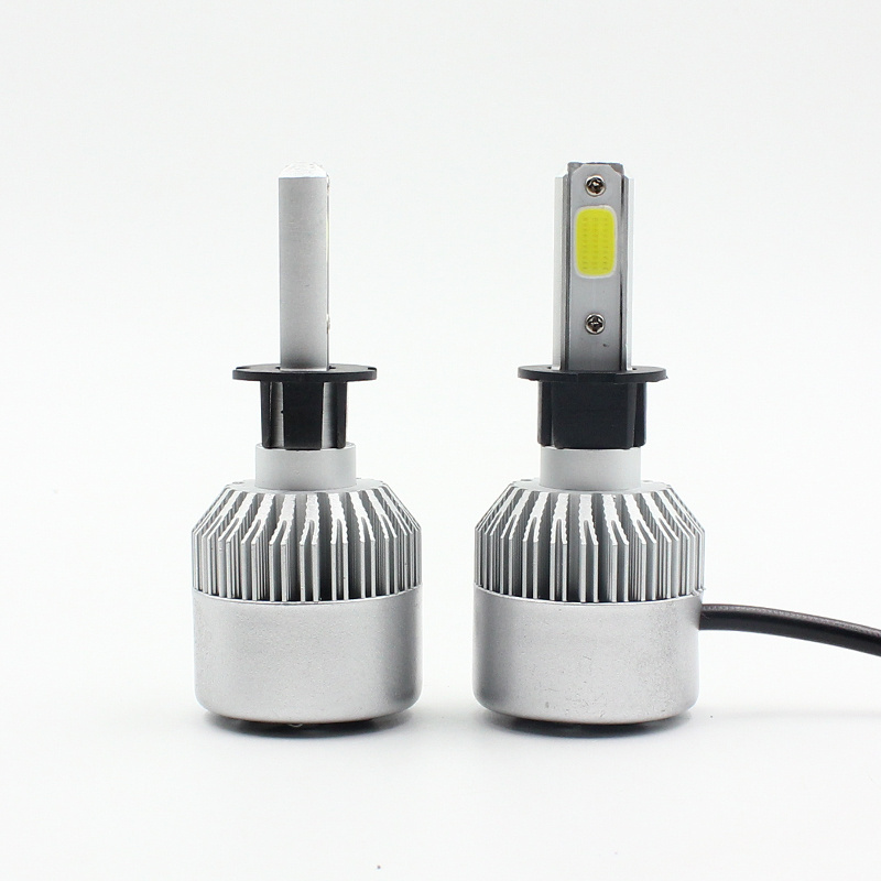 S2 LED headlights H4 36W 6000LM COB H1 H3 H7 H8 H11 9005 9006 5202 9012 hir2 H4 LED Car headlight bulbs fog lamps