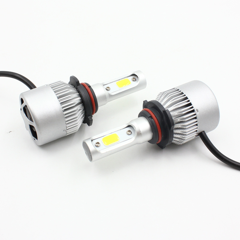 COB LED Bulbs H11 H13 12V 9005 9006 H3 9004 9007 9012 72W 8000LM Car LED lamp Fog Light 6500K S2 H4 H7 H1 S2 Led Headlight