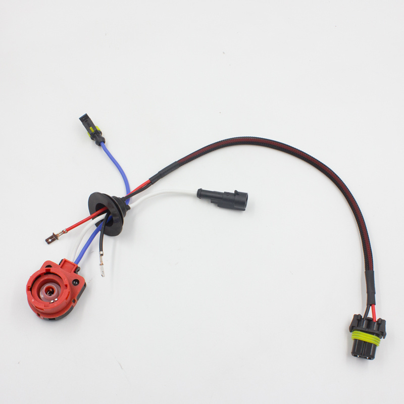 D2S D2R D2C D4S XENON HID BULB SOCKET WIRE CABLE ADAPTOR PLUG and PLAY RELAY HARNESS EXTENSION CABLES CONNECTOR