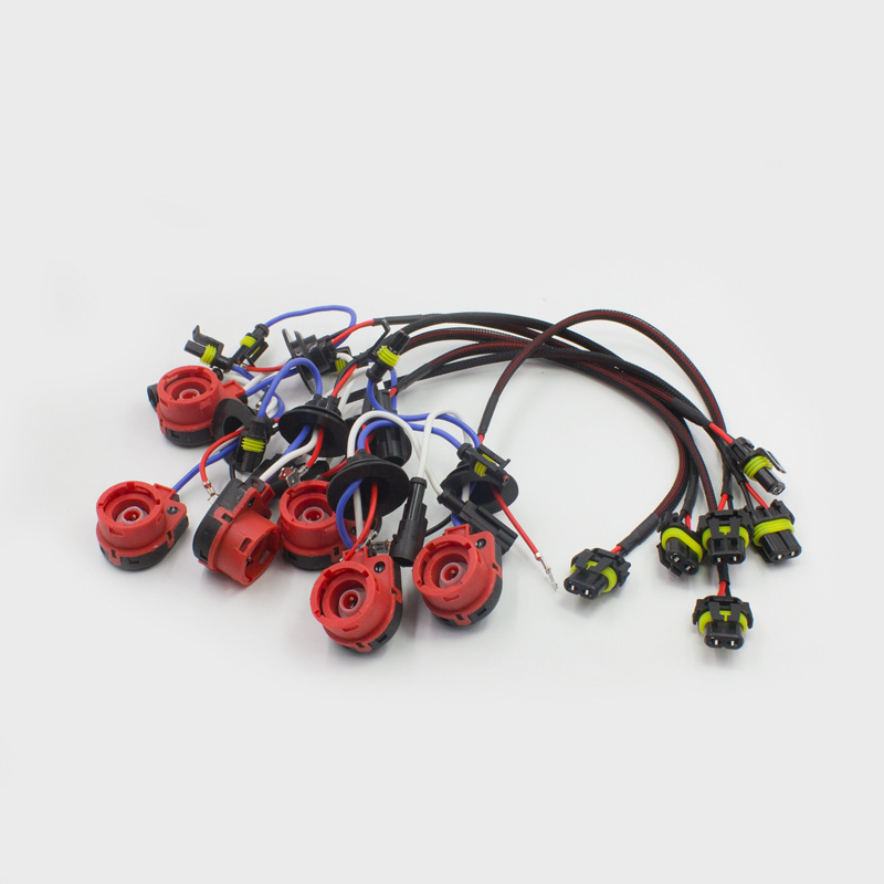 D2S D2R D2C D4S XENON HID BULB SOCKET WIRE CABLE ADAPTOR PLUG and PLAY RELAY HARNESS EXTENSION CABLES CONNECTOR