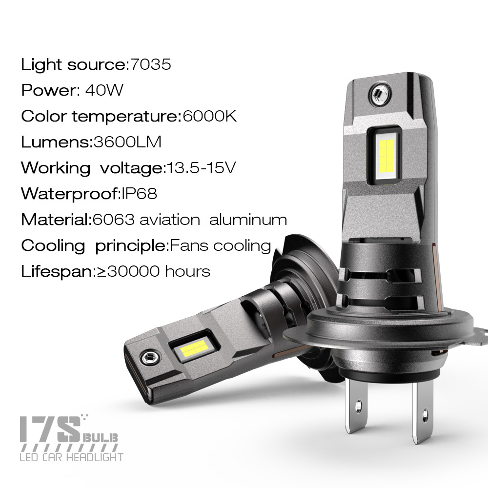 car accessories H7 H4 44W 7S Auto Headlamp Bulbs H8 H9  H11 9005 9006 Led Headlight H4 Car Fog Lamps car led headlight h11 led