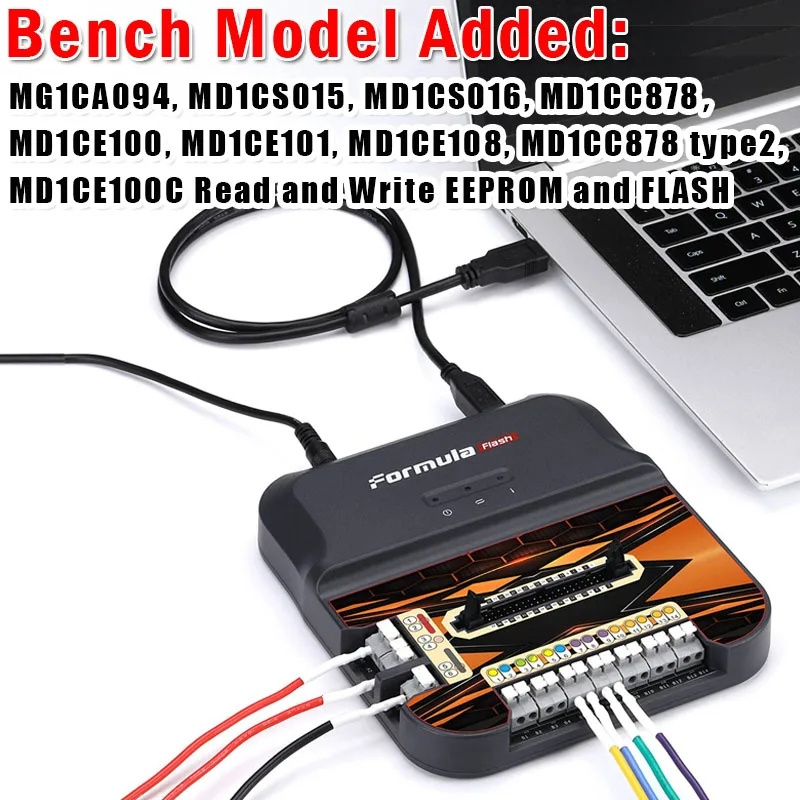 FormulaFLash Formula Flash ECU TCU Tool ECU Clone IMMO OFF DTC Clean VIN modify Read & Write EEPROM