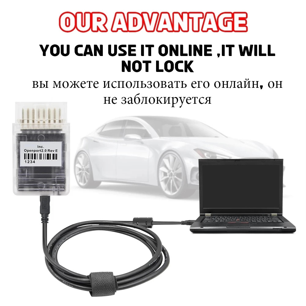 Working Online Full Chip Open port 2.0 Openport With ECU FLASH Auto Chip Tuning Tool ECU Programmer For Mercedes