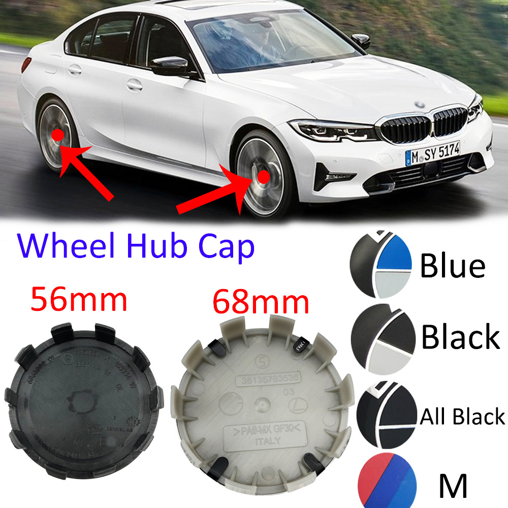 68mm 10pin Custom Auto Car Wheel Center Hub caps Rim Caps Covers for bmw 1 3 5 7 X3 X5 M3 M5 36136783536