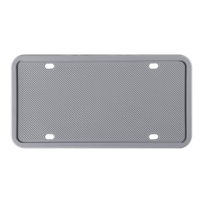 shanshi low price customized supply custom color waterproof Durable silicone car license plate frame for usa