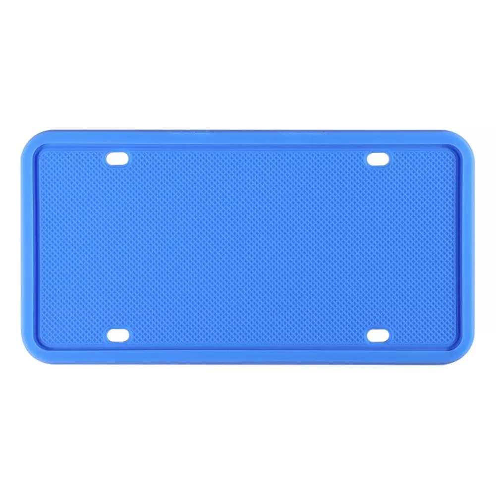 Factory Outlet High Quality Personality silicone car plate number license plate frame for North American license plate