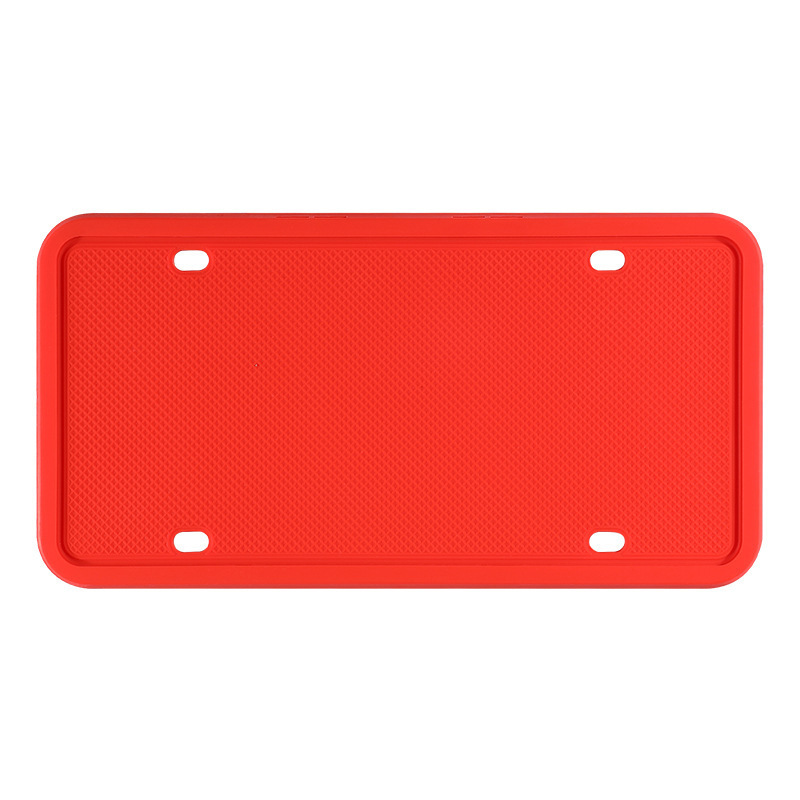 Factory Outlet High Quality Personality silicone car plate number license plate frame for North American license plate