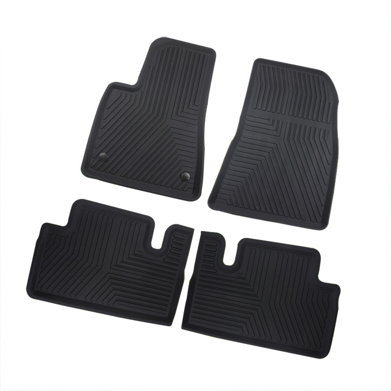 High Quality Factory Supply Non-toxic Anti-skid Suitable for Tesla Model3 Waterproof Silicone 3D Car Floor Mats