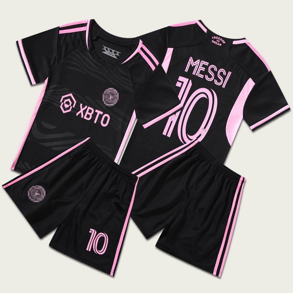 23/24 Miami Messi jersey Madrid ronaldo  men soccer shirt football jersey for kid soccer wear kids football jersey set