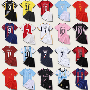 23/24 Miami Messi jersey Madrid ronaldo  men soccer shirt football jersey for kid soccer wear kids football jersey set