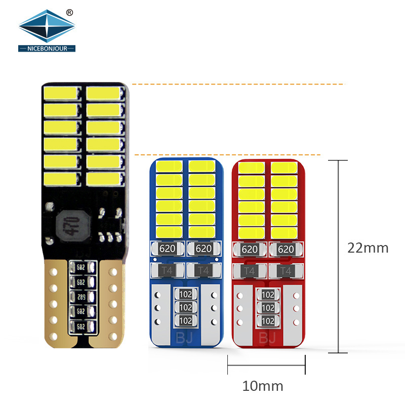 Auto Lighting System T10 Car Light 194 Canbus Bulb W5W Vehicle Lamp 120LM Led Width Light