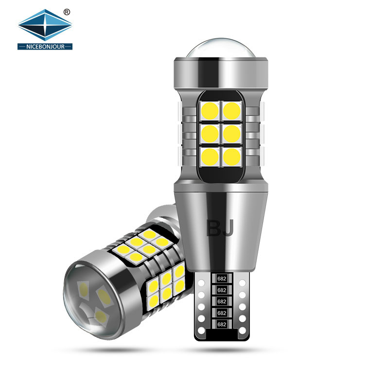 OEM super bright 1150Lm 27 SMD 3030 led car reverse light t15 led canbus w16w backup lights 921 white red led bulbs 12~24volts