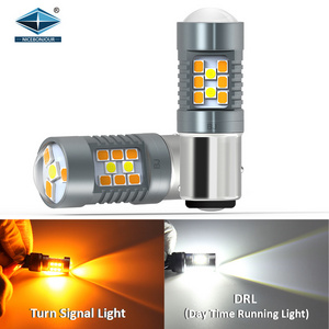 Factory Direct 1157 3157 7443 Led Switchback 2835 21Smd Amber Led Turn Light Led DRL Turn Signal Light