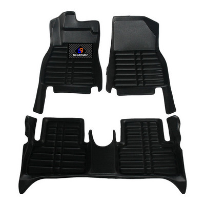 Cangzhou shengguan SENGAR brand Decorative Full Set 3PCS/Set PVC Coil Anti-slip Car Floor Mat