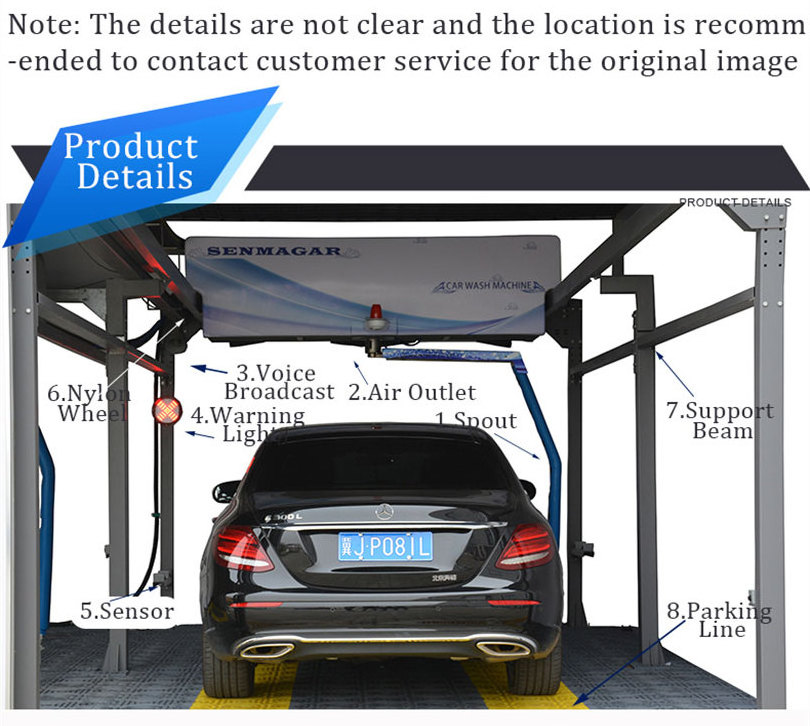 SENMAGAR Brand  Fully Automatic car wash For Sale Self Service Robot Washing System Carwash Touchless Car Wash Machine