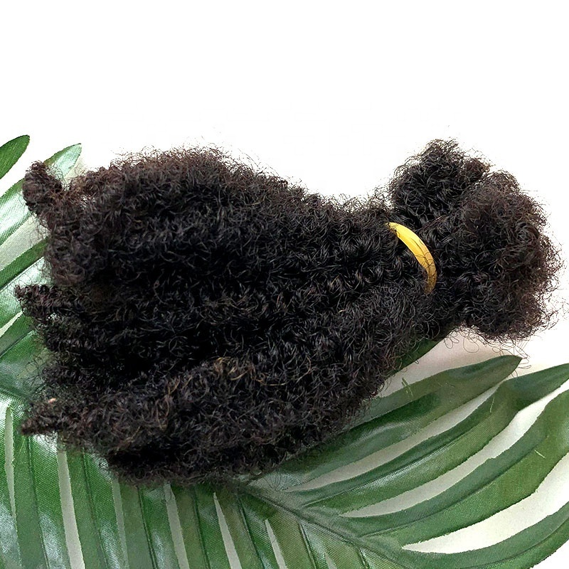 Afro Braiding Hair 4B 4C Afro Kinky Bulk Human Hair Afro Kinky Human Braiding Hair