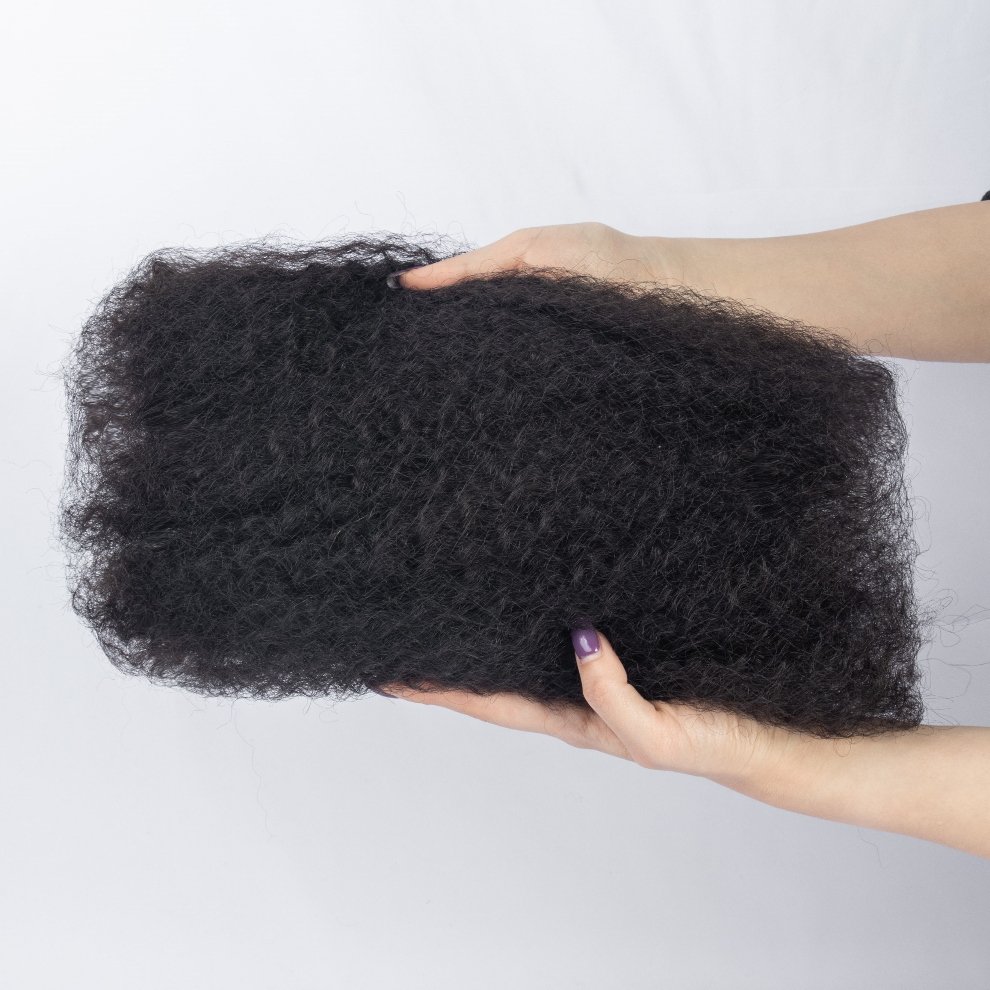 Natural Raw Indian Hair Crochet Microtwist Afro Bulk Human Hair For Microlocks