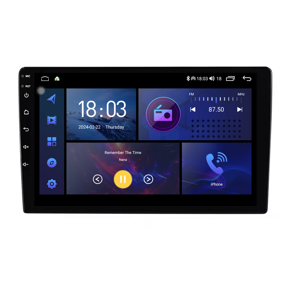 32GB Car Radio Android Player Display Screen Dvd Player With Bt Gps Dsp Wifi Fm For Universal Host Ford Toyota