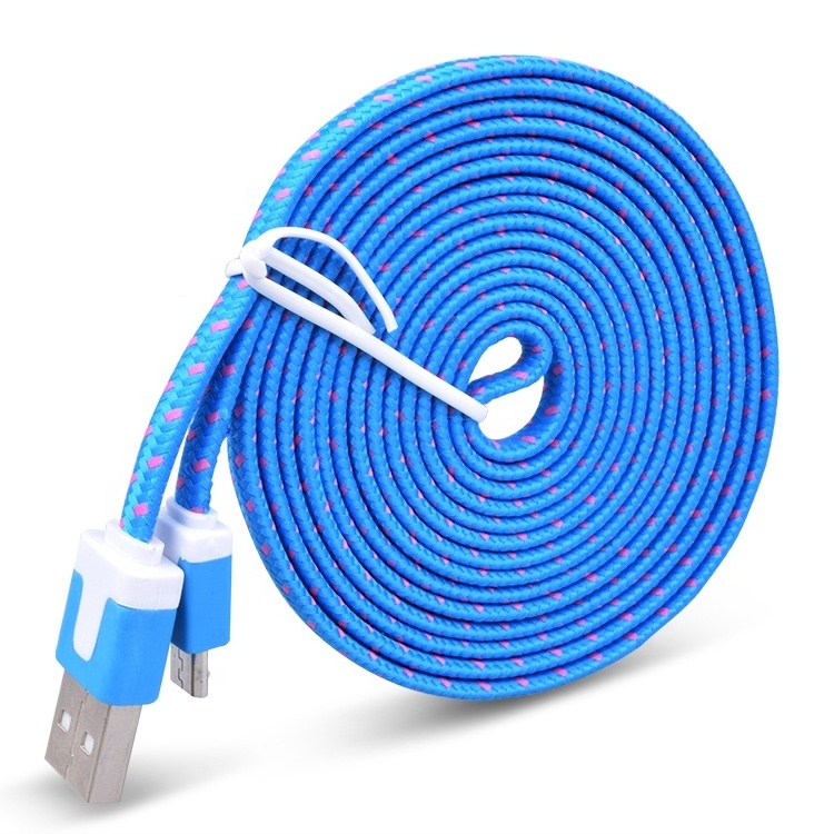 braided mobile phone charging data charger usb type c cable