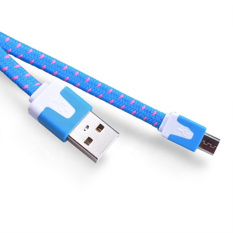 braided mobile phone charging data charger usb type c cable