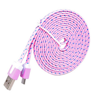 braided mobile phone charging data charger usb type c cable