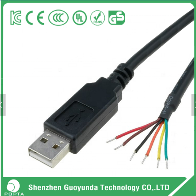 FTDI chip USB to 5V TTL UART Serial Cable wire end 1.8m TTL-232R-5V FTDI TTL-232RG-VIP-WE TTL/USB 1.8m Cable