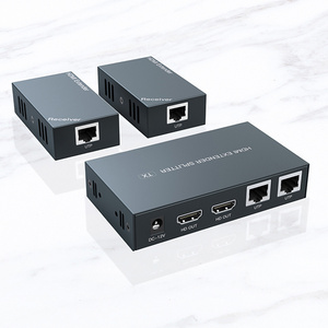 1080p EDID hd mi splitter POC 1 in 2 out 20m 2 Way Audio Video Splitter 1 input 2 output hd mi extender 1080p 60hz For Mul