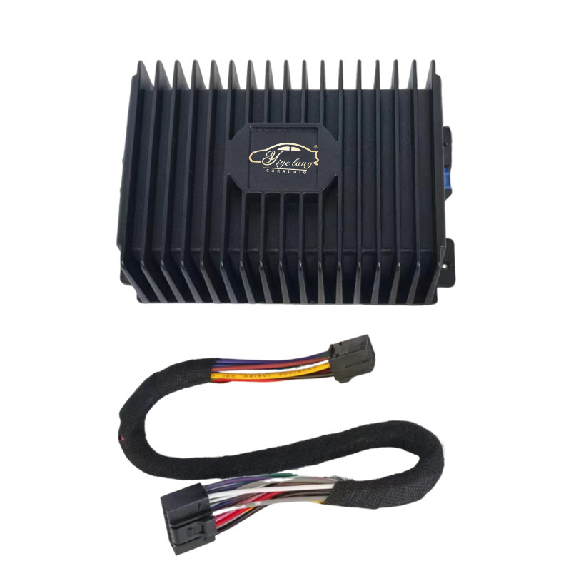 Car Digital Audio Processor 4*30W DSP Amplifier With Wiring  For Auto Radio Stereo USB RCA AUX Android app tuning