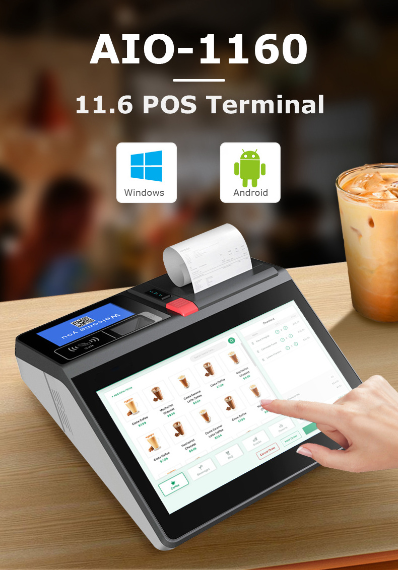 Android 11 Mini Cash Register Point Of Sale Systems Pos Tablet Nfc Supermarket Atm Machine All In 1 Pos Terminal