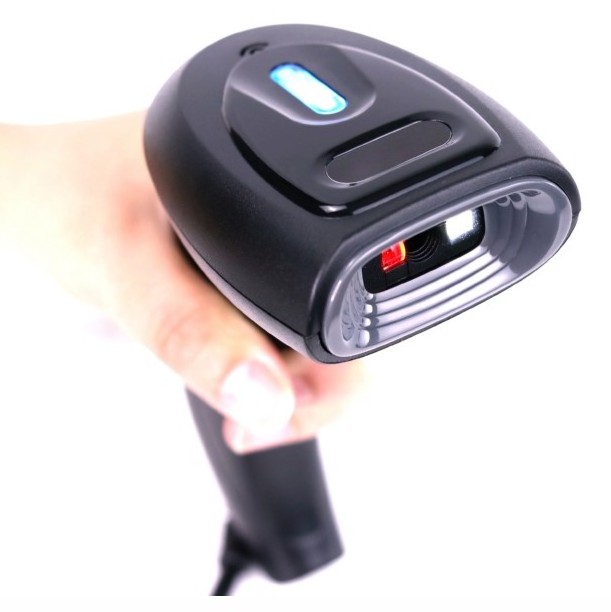 Supermarket Wired Barcode Scanner Laser usb Barcode Reader 1D Handheld 1D CCD Bar Code Scanner