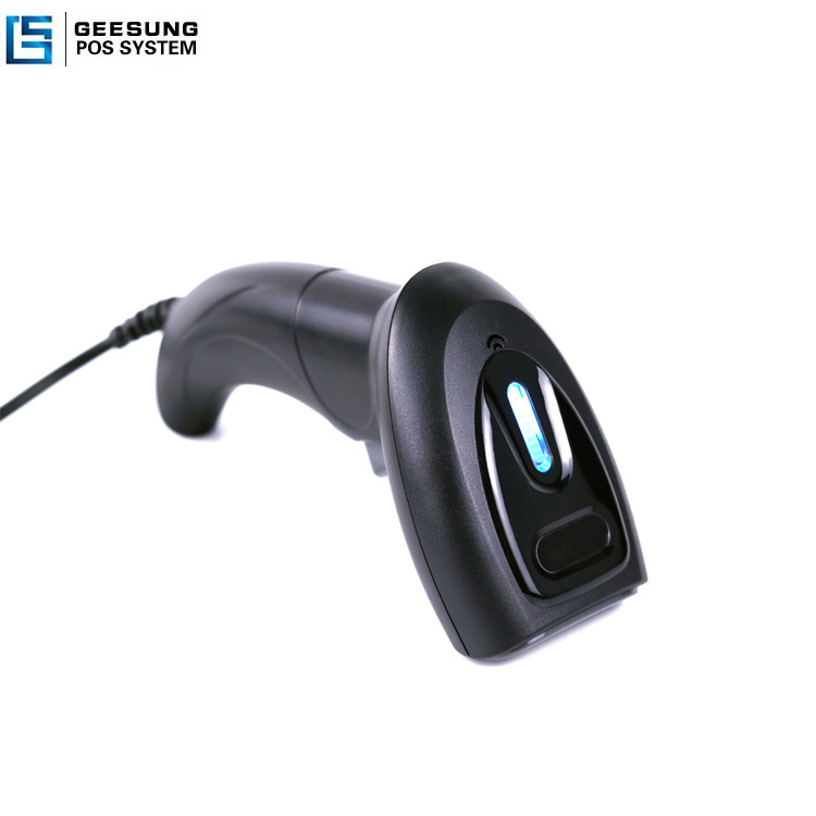 Supermarket Wired Barcode Scanner Laser usb Barcode Reader 1D Handheld 1D CCD Bar Code Scanner