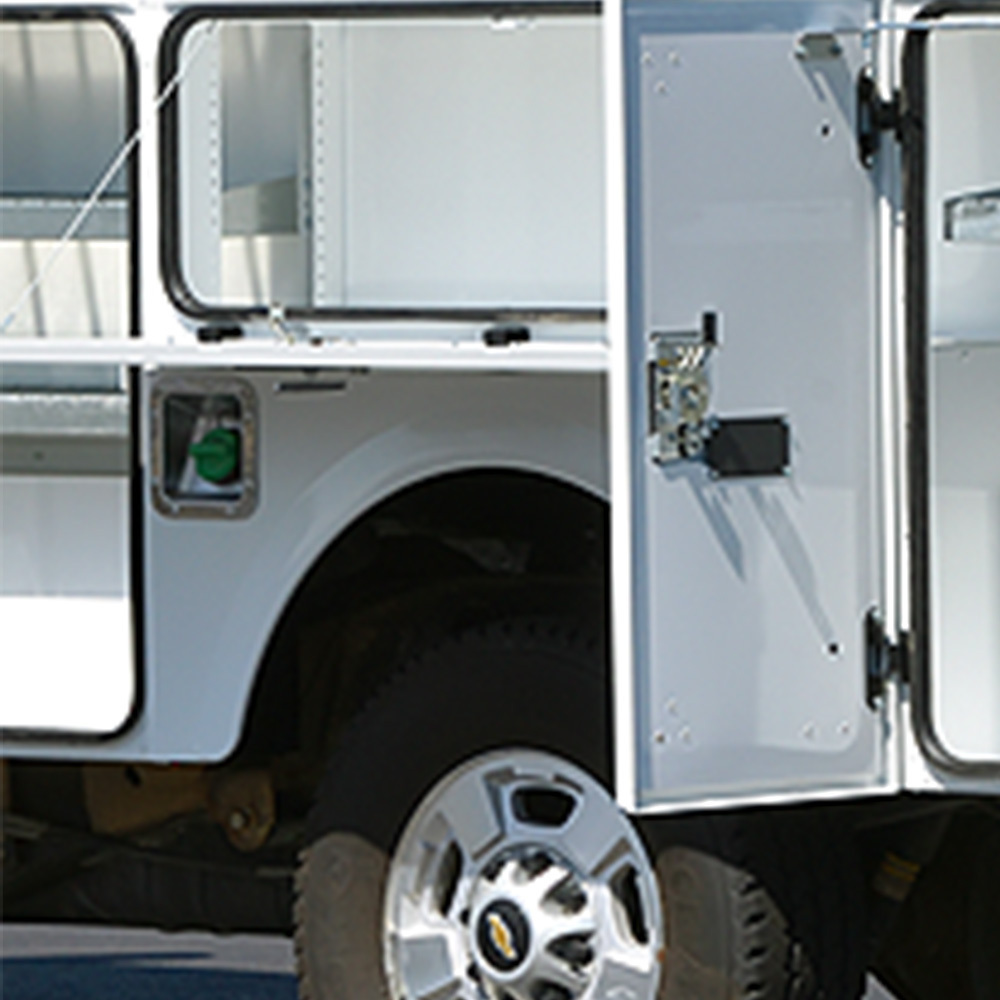 Ecocampor Manufacturers Direct Custom Medium Duty Truck Service Bodies RV Camper Trailers With Optional Shelves And Trays