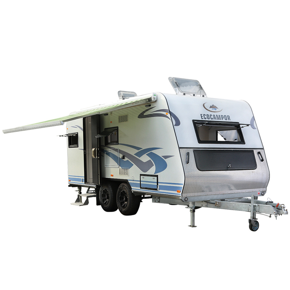 Off Road Caravan Rv Trailer With Shower And Toilet