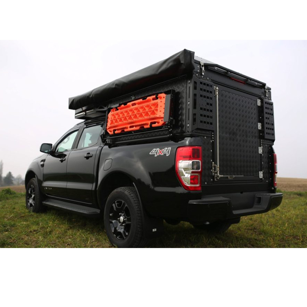 High Quality Custom Made Aluminum Ute Tray 4x4 Toolbox Canopy