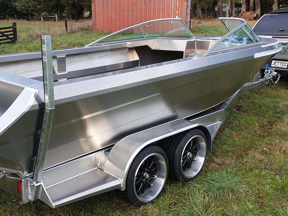 Kinocean Series High Quality 4 Man Personal Aluminum Jet Electric Drifting Boat For Whole Sale