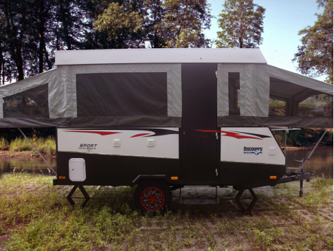 Ecocampor New Pop up Aluminum overland Camper Trailer Caravan Made in China  with tent (Cross-border)