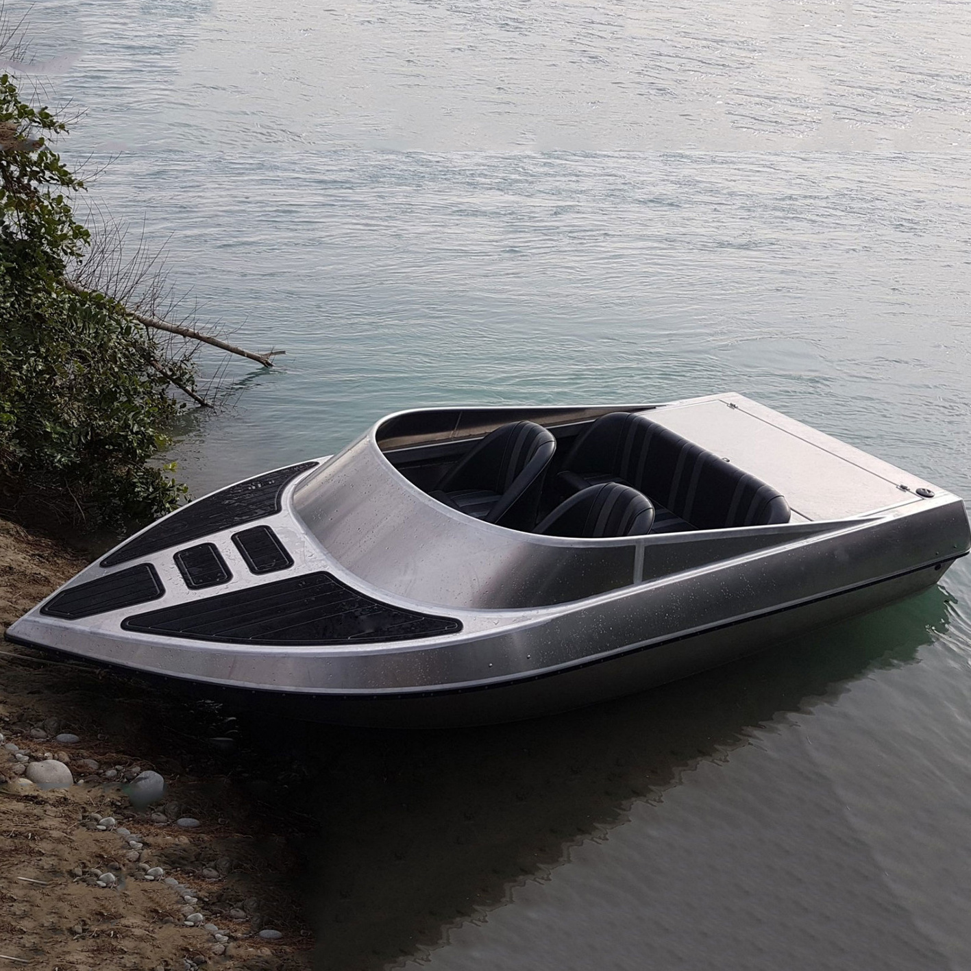 Kinocean Series High Quality 4 Man Personal Aluminum Jet Electric Drifting Boat For Whole Sale